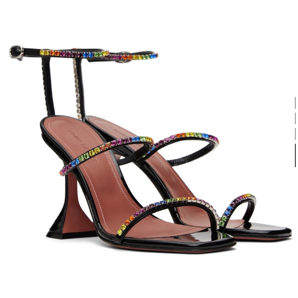 Amina Muaddi Gilda heeled sandals